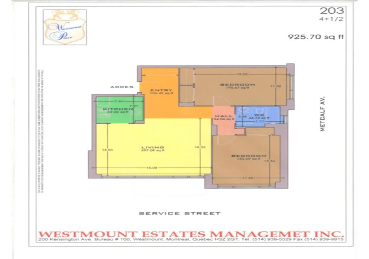 Westmount Place Montreal Apartment