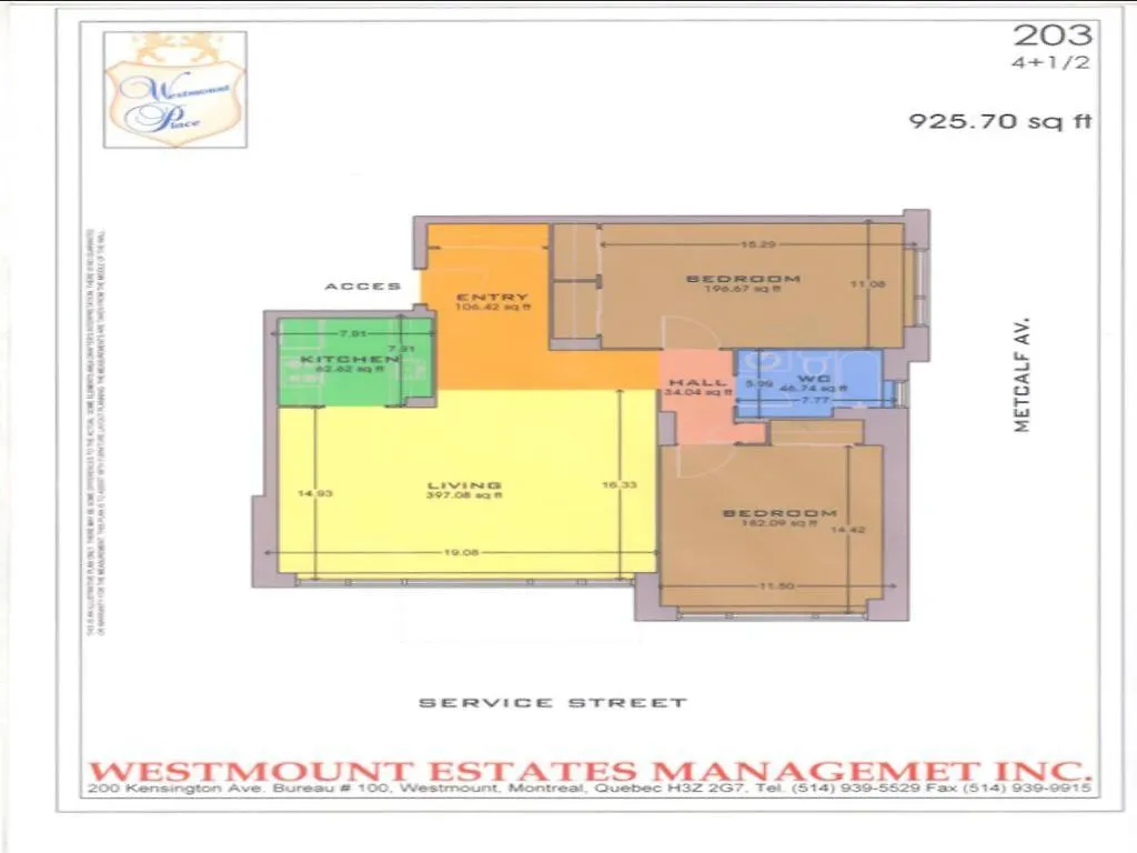 Westmount Place Montreal Apartment